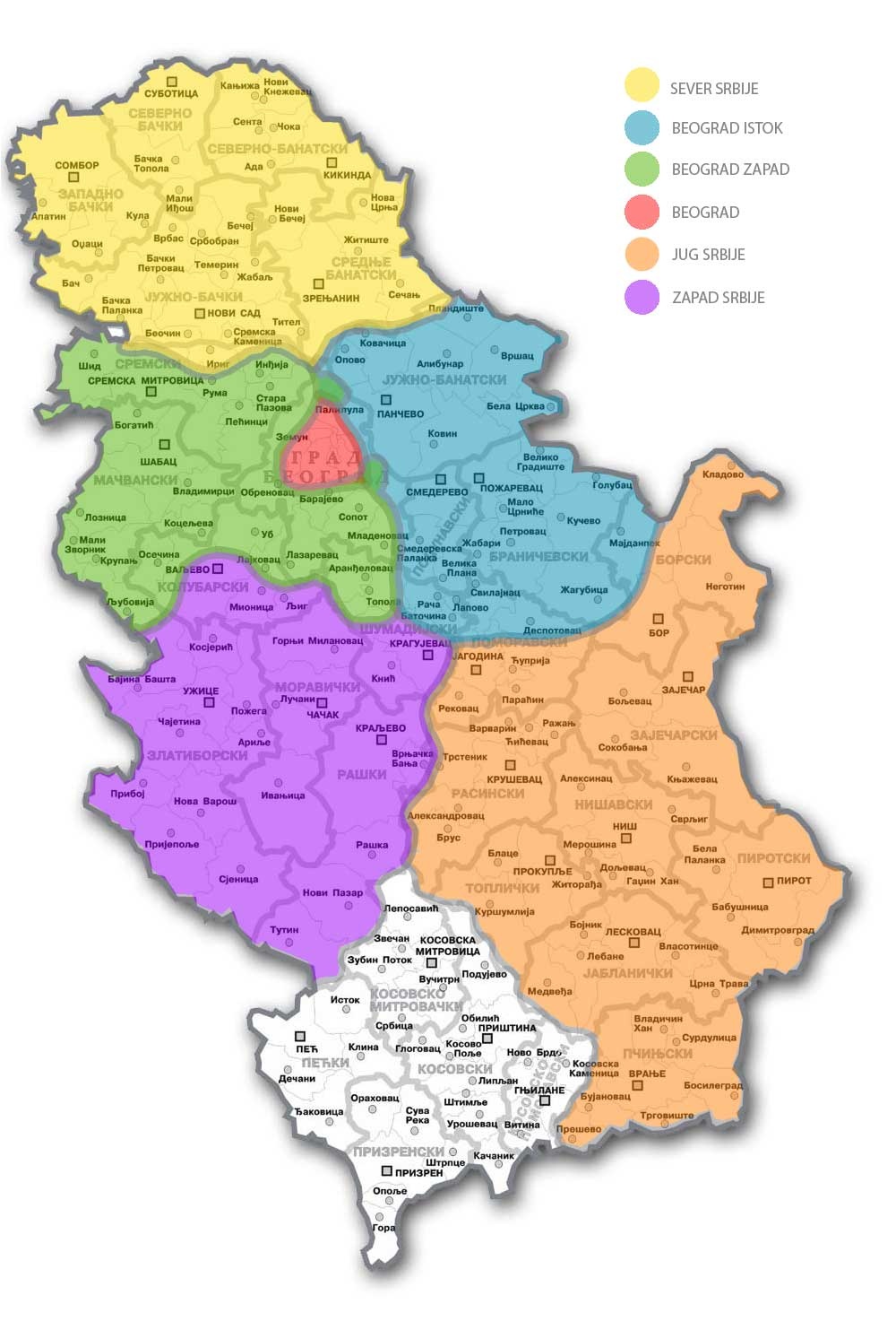 vrbas mapa srbije Mapa i kontakti prodajnih centara – Kontakt – O nama — Frikom vrbas mapa srbije