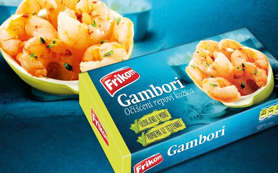 Gambori Morski Plodovi I Lignje Riba Proizvodi Frikom