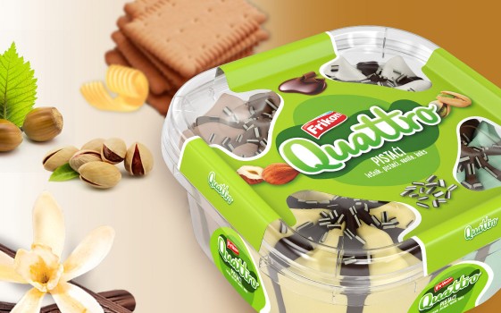 Quattro Pistaci Quattro Sladoledi Proizvodi Frikom